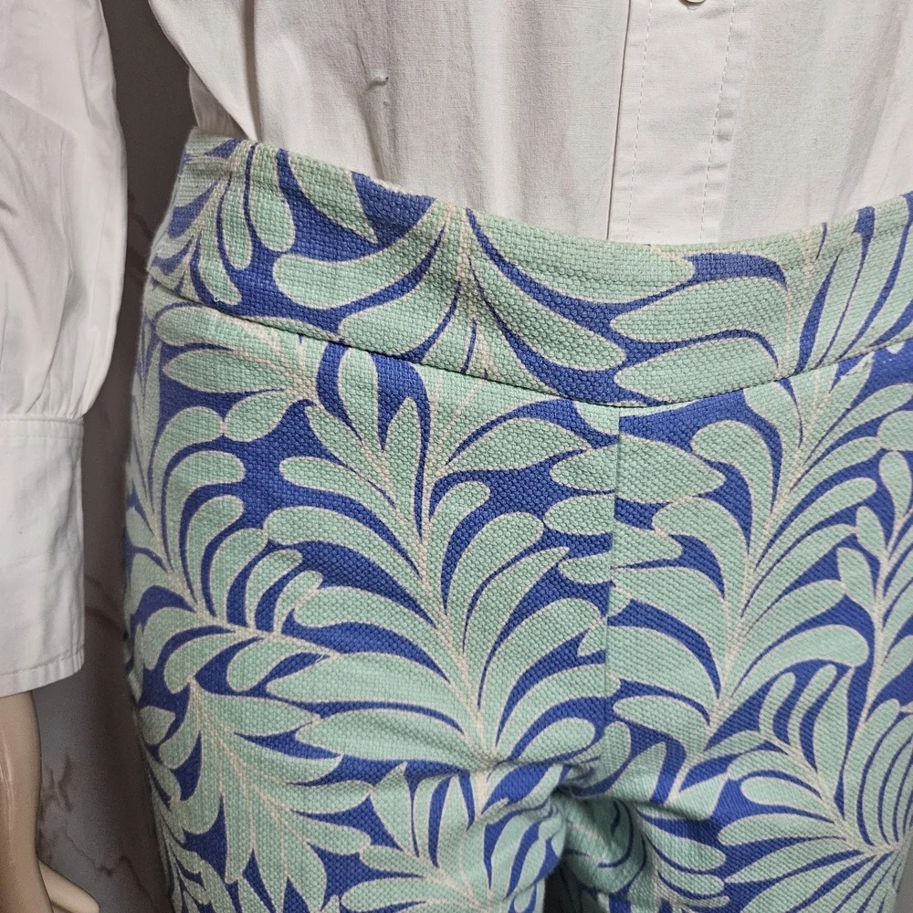 Kate Spade Blue and Green Patterned Woman Pants